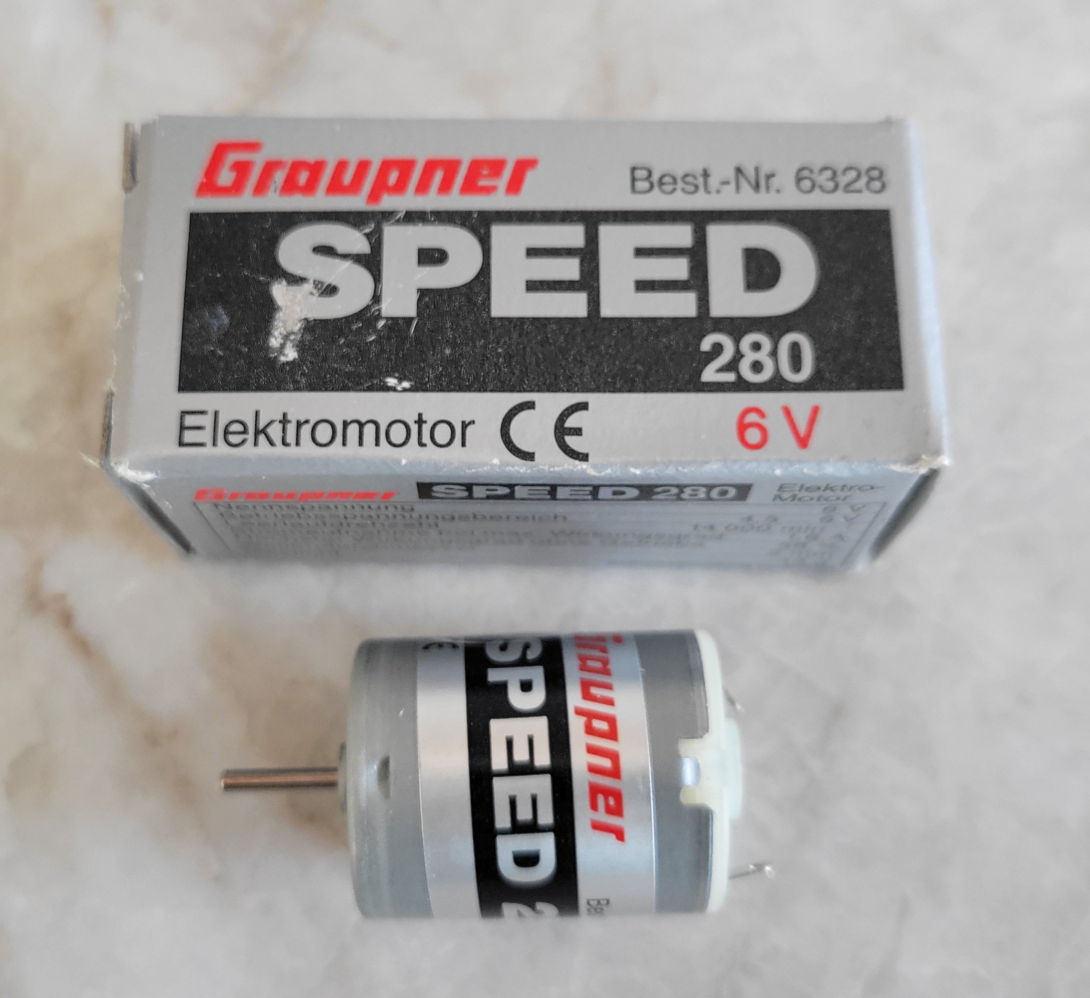 (image for) GRAUPNER # 6328 SPEED 280 6v BRUSHED MOTOR